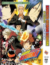 Anime DVD Katekyo Hitman Reborn! Vol.1-203 End Complete Box Set English Subtitle - £39.01 GBP
