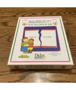 New Sealed DIDAX BASIX SKILLS PUZZLES SYNONYMS Phonics Ages 8-10 Great Gift - $24.26 CAD