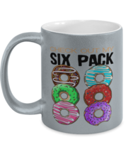 Funny Man Mugs Donut 6 Pack Silver-M-Mug  - $17.95