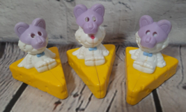 Vtg Hallmark Purr Tenders Burger King Scamp-purr Cheese Toy Cat Mouse 1987 Lot/3 - £3.87 GBP