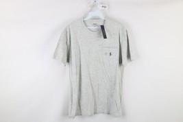 New Ralph Lauren Mens Small Short Sleeve Pocket T-Shirt Heather Gray Cotton - £27.36 GBP
