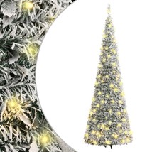 Artificial Christmas Tree Pop-up Flocked Snow 100 LEDs 59.1&quot;(D0102H5TU3X.) - $58.89