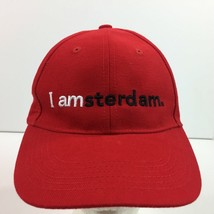 King Cap Red I Amsterdam Am Love Netherlands Europe 420 Baseball Golf Ha... - £19.65 GBP