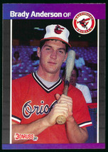 1989 Donruss #519 Brady Anderson Baltimore Orioles - $1.75