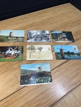 Vintage Lot of 7 Windmill Assorted Countries Australia Belgium  Postcard KG JD - £19.46 GBP
