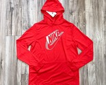 Nike Boy Big Kids Sportswear Pullover Hoodie DD8694-658 Red White NWT Si... - $28.95