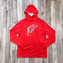 Nike Boy Big Kids Sportswear Pullover Hoodie DD8694-658 Red White NWT Si... - $28.95