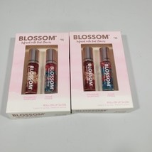 2 Blossom Roll on Lip Gloss Strawberry Shortcake Sugar Cookie Stocking S... - $10.46