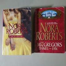 Lot of 2 Nora Roberts The MacGregors Serena &amp; Caine, Daniel&amp; Ian - £8.38 GBP