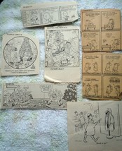 Vintage Newspaper Cartoons Family Circle Peanuts Marvin And More - $3.99