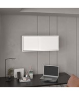 Wall Cabinet with Sliding Doors - Storage Shelf for Bedroom, Office, Garage - €111,64 EUR Wall Cabinet with Sliding Doors - Storage Shelf for Bedroom, Office, Garage - €111,64 EUR