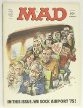 Vintage Paper Comic Book MAD MAGAZINE July 1975 Airport 75 Drucker Cover... - $11.02