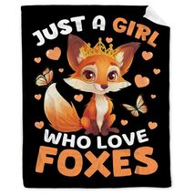 Just a Girl Who Loves Foxes Blanket Warm Soft Throw 40x50 Kids - $401.90 Just a Girl Who Loves Foxes Blanket Warm Soft Throw 40x50 Kids - $401.90 MXN