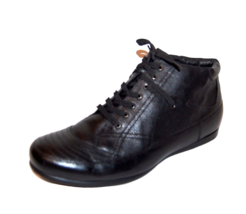 Eladorate Men&#39;s  Shoes Brown  Lace Zipper Leather Fur Boots Size US 12 E... - $139.89