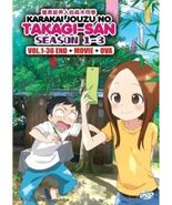 KARAKAI JOUZU NO TAKAGI-SAN SEASON 1-3 VOL.1-36END+MOVIE+OVA ENG DUB USA - $47.50