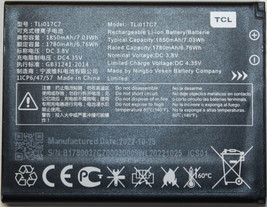 NEW Original TCL TLi017C7 Battery for Flip 2 4058G, Flip Go 4058W, Classic 4058R - £13.11 GBP