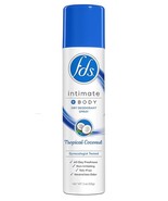 FDS Intimate + Body Dry Deodorant Spray, Tropical Coconut, 2 Oz. Aerosol... - $6.59