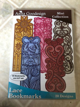 Anita Goodesign Lace Bookmarks Mini Collection 20 Designs CD 63MAGHD - £21.07 GBP