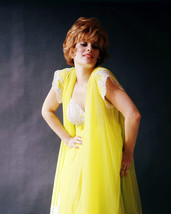 Jill St. John Portrait Sexy Glamour Pose 1960's in Yellow Dress 16x20 Canvas - £55.94 GBP