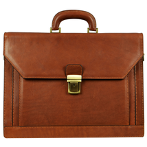 Large Leather Briefcase - Invisible Man - £233.52 GBP