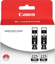 Canon Pgi-225 Twin-Pack Value Pack – Black Compatible To Ip4820, Mg5220,, Mx892 - £33.96 GBP