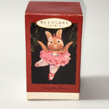 1996 Hallmark Keepsake Star Of The Show BALLERINA BUNNY Ornament In Original Box - £13.46 GBP