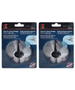 Keeney #K857-20 Plastic Deep Flange 1/2'' Chrome Plated (2-PACK) - $1.98
