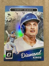 2017 Donruss Optic Diamond Kings Silver Prizm Corey Seager #14 Dodgers - £1.51 GBP