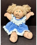Xavier Roberts Cabbage Patch Kids Green Eyes Handmade Crochet Dress 1978... - €20,20 EUR