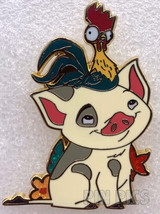 Disney Moana Characters Pua and Hei Hei on his Head PALM pin - £13.77 GBP