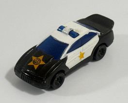 Vintage Hot Wheels Mattel China Chine 1993 Black &amp; White Police Car - $2.96