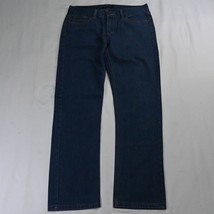 Ring of Fire 34 x 32 Slim Straight Dark Wash Denim Jeans - £15.74 GBP