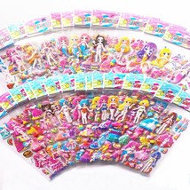 10Sheets Girls  Dress Up 3D Bubble Fashion Stickers Kids Children PVC Stickers f - £37.45 GBP