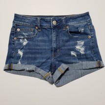 American Eagle Outfitters Womens Booty Shorts 4 Hi Rise Shortie Medium W... - £17.46 GBP