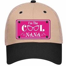 Im The Cool Nana Novelty Khaki Mesh License Plate Hat - £23.17 GBP