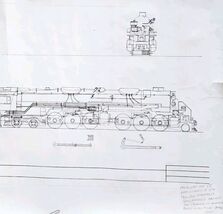 1948 Varney 10 Wheeler Model Train Design For Joe Matthews General Model... - $199.99