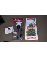 Mr. Christmas Animated Tree Topper Santa&#39;s Airplane Circles Tree Believe  - €68,77 EUR