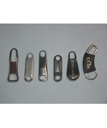 Lot of (6) Assorted Luggage Replacement Zipper Pulls - $10.00