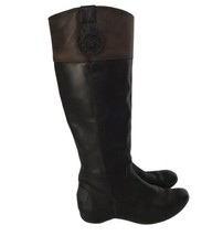 PIKOLINOS Womens Boots Knee High Wedge Two Tone Riding Brown Black Sz 36... - $33.59