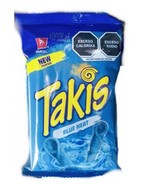Barcel Takis Azul Blue Heat 65g Box w/5 bags papas snack authentic from Mexico - £15.04 GBP