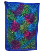 Blue Star Mandala Tie Dye Hippie Tapestry Hippy Bohemian Tapestries Indi... - $10.99