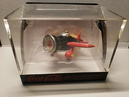 New 1999 Coca Cola Brand Collectable Mini Clock (Airplane) NIB U72 - £19.97 GBP