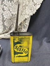 Antique Tin Can Sulflo 1 Pint w/Long Spout New Jersey The Sulfer That Flows - $18.81