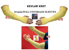 2-Animal Handling 24&quot;LONG SLEEVES Made With KEVLAR Arm Protection DOG CA... - $28.99