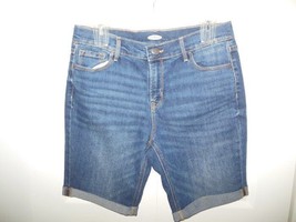 Ladies Old Navy Jean Shorts 6 Cuffed - £11.79 GBP