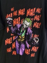 DC Comics Batman The Joker Ha Ha Short Sleeve Logo Graphic Tee T-Shirt Mens XL - £13.82 GBP