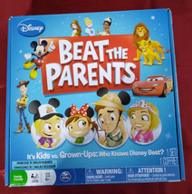 Disney Beat the Parents Board Game Kids Vs Grown-ups Family Game Mickey Complete - $14.85