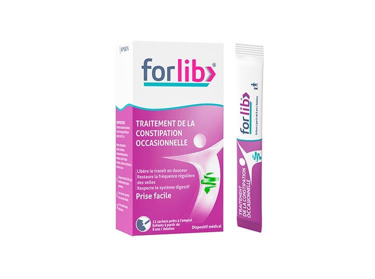 Forlax Forlib Oral Solution 12 Stick Treatment of Constipation - Easy Use -