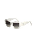 Prada PR07YSF 142130 Sunglasses White Frame Grey Gradient 55mm Lens - €501,80 EUR