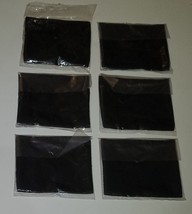 NEW 6 Mary Kay Black Compact Cover Bags Make-Up Storage Lot 3.75&quot;x4.5&quot; - £15.53 GBP